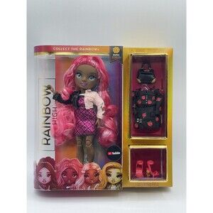 RAINBOW HIGH Fashion Doll Series 3 - Daria Roselyn, Pink Hair, 2 Outfits NIB
